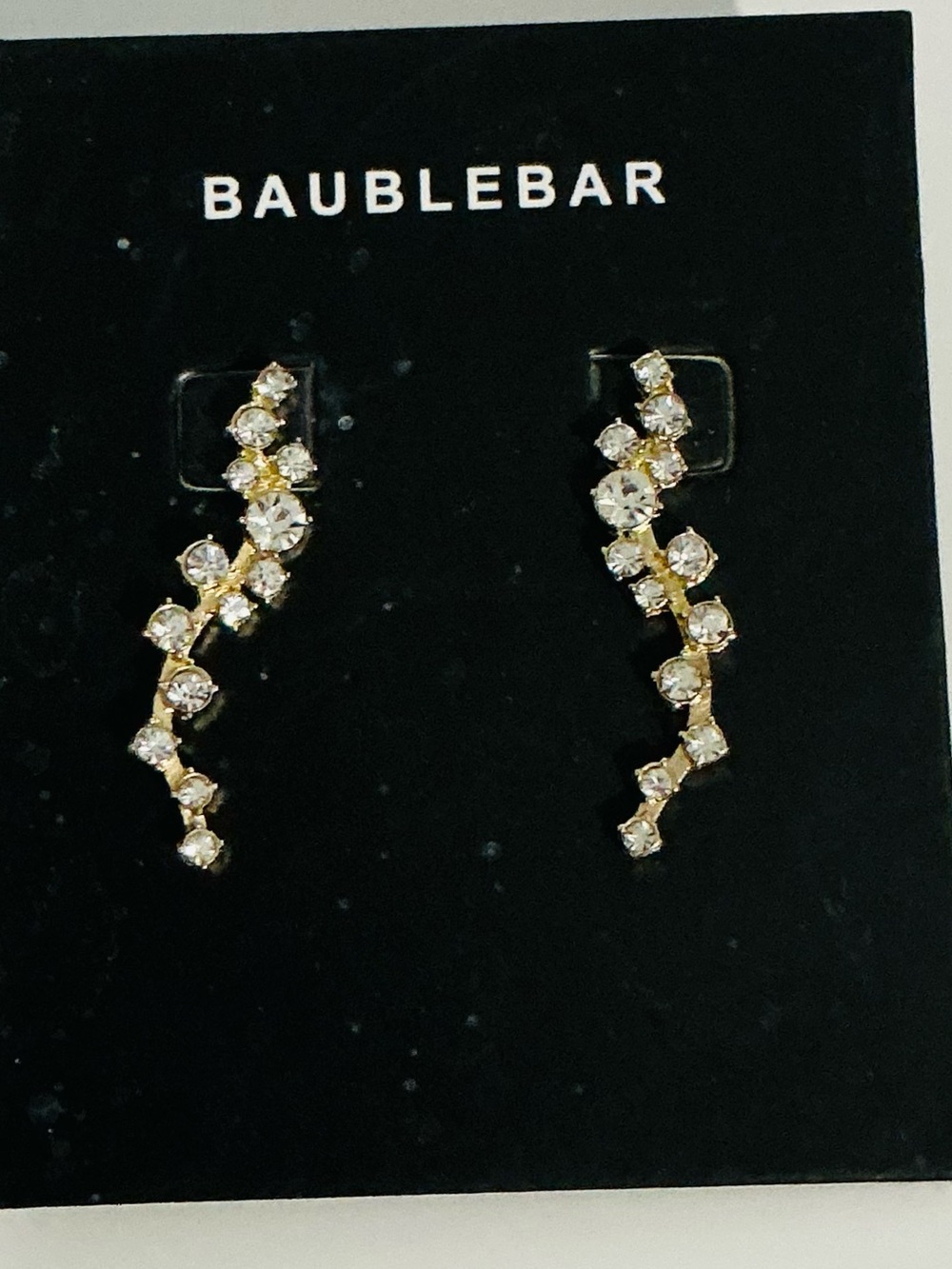 Baublebar rhinestone pierced elegant earrings